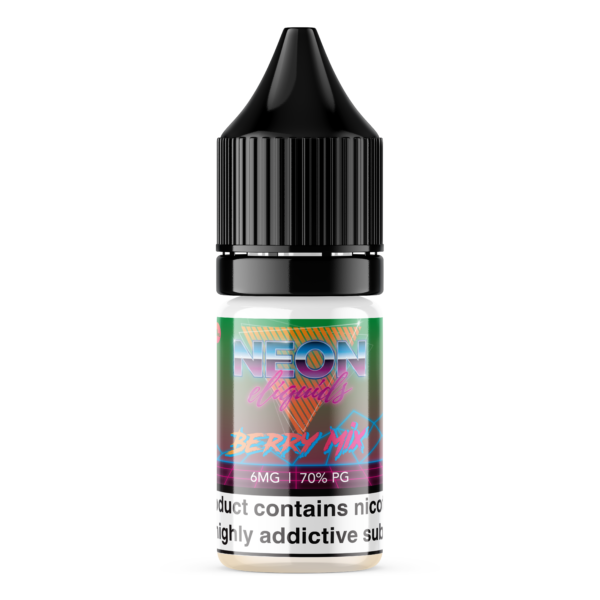 Neon E-Liquid Red: Red Berry, Menthol, and Aniseed Flavored Vape Juice - Available at Our Vape Shop